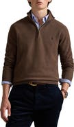 Polo Ralph Lauren Big & Tall Pima Cotton 1/2-Zip Sweater