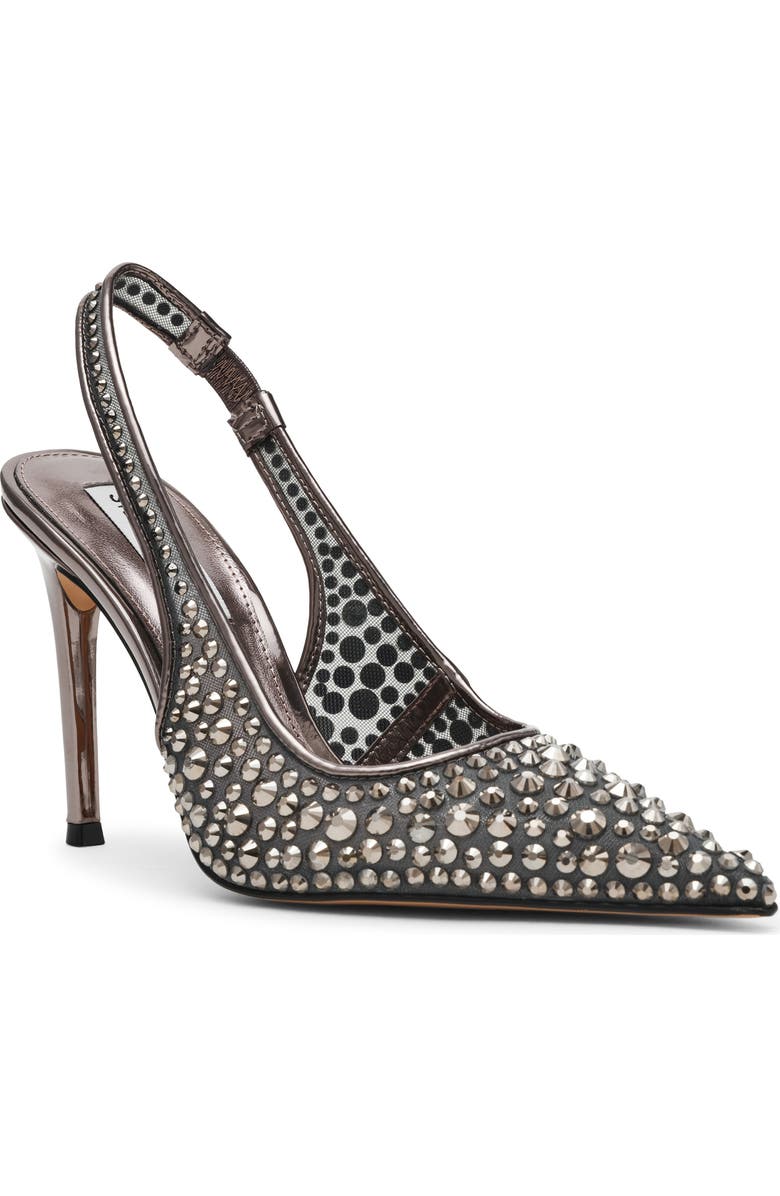 Steve Madden Reyes Pointed Toe Slingback Pump, Main, color, Pewter