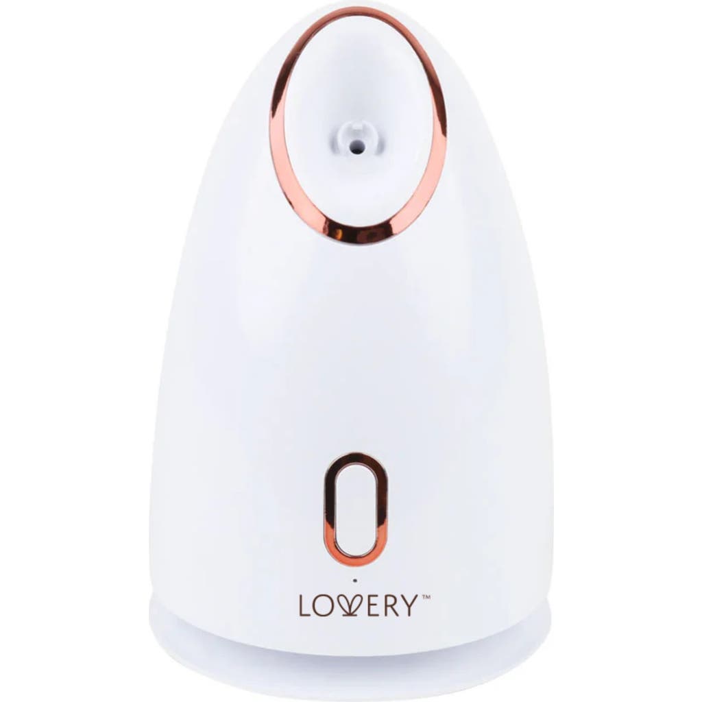 Lovery Ionic Facial Steamer Deep Cleanser & Hydration Mist For Radiant Skin In White