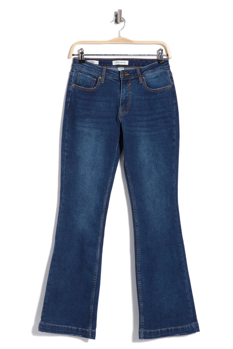 Low Rise Trouser Bootcut Jeans, Alternate, color, DARK WASH