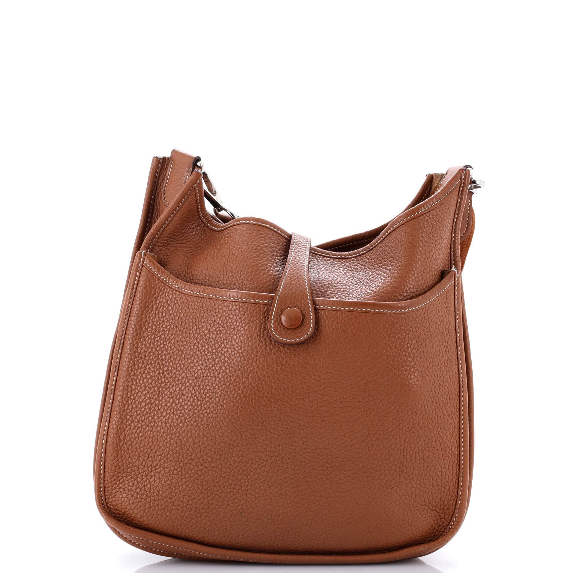 Pre-Owned Hermes Evelyne Bag Gen III Clemence PM, Alternate, color, Gold