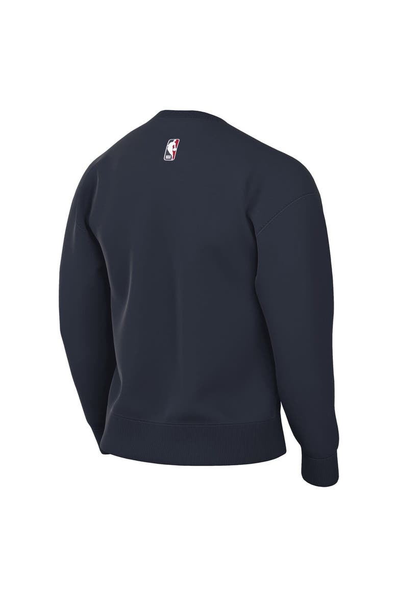 Men's Jordan Brand Navy Dallas Mavericks Statement Edition Sweatshirt, Alternate, color, Navy