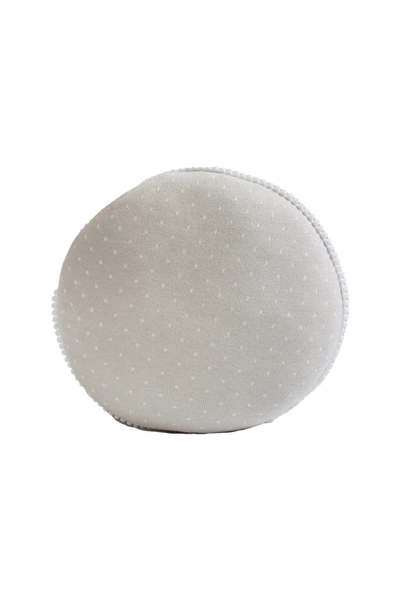 RIAN TRICOT Drop Pillow, Main, color, Light Gray