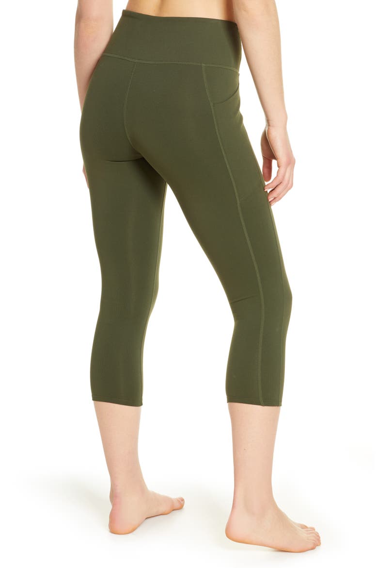 Live In High Waist Pocket 7/8 Leggings, Alternate, color, GREEN URBAN