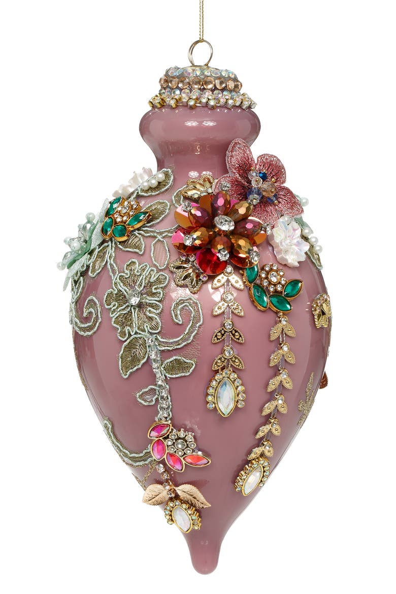 Kings Jewel Fancy Finial Ornament, Mauve, Main, color, Mauve
