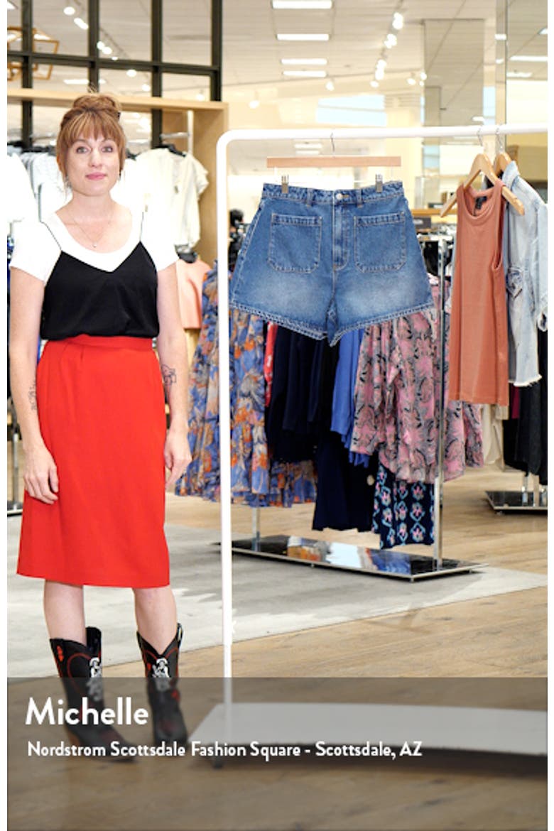 Mirage Patch Pocket Denim Shorts video