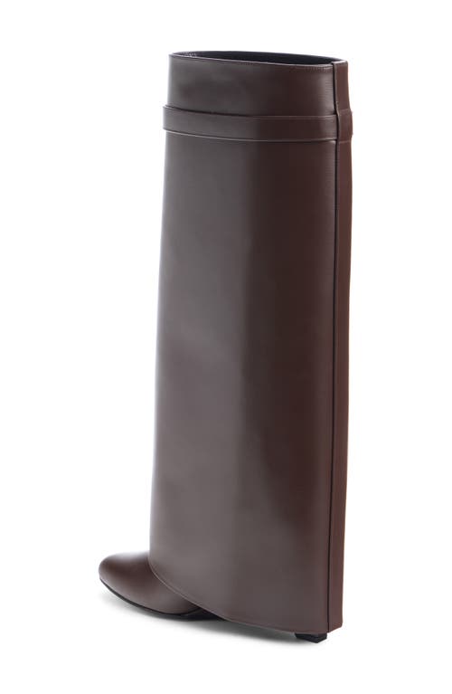 Givenchy Shark Lock Leather Boots In Multi