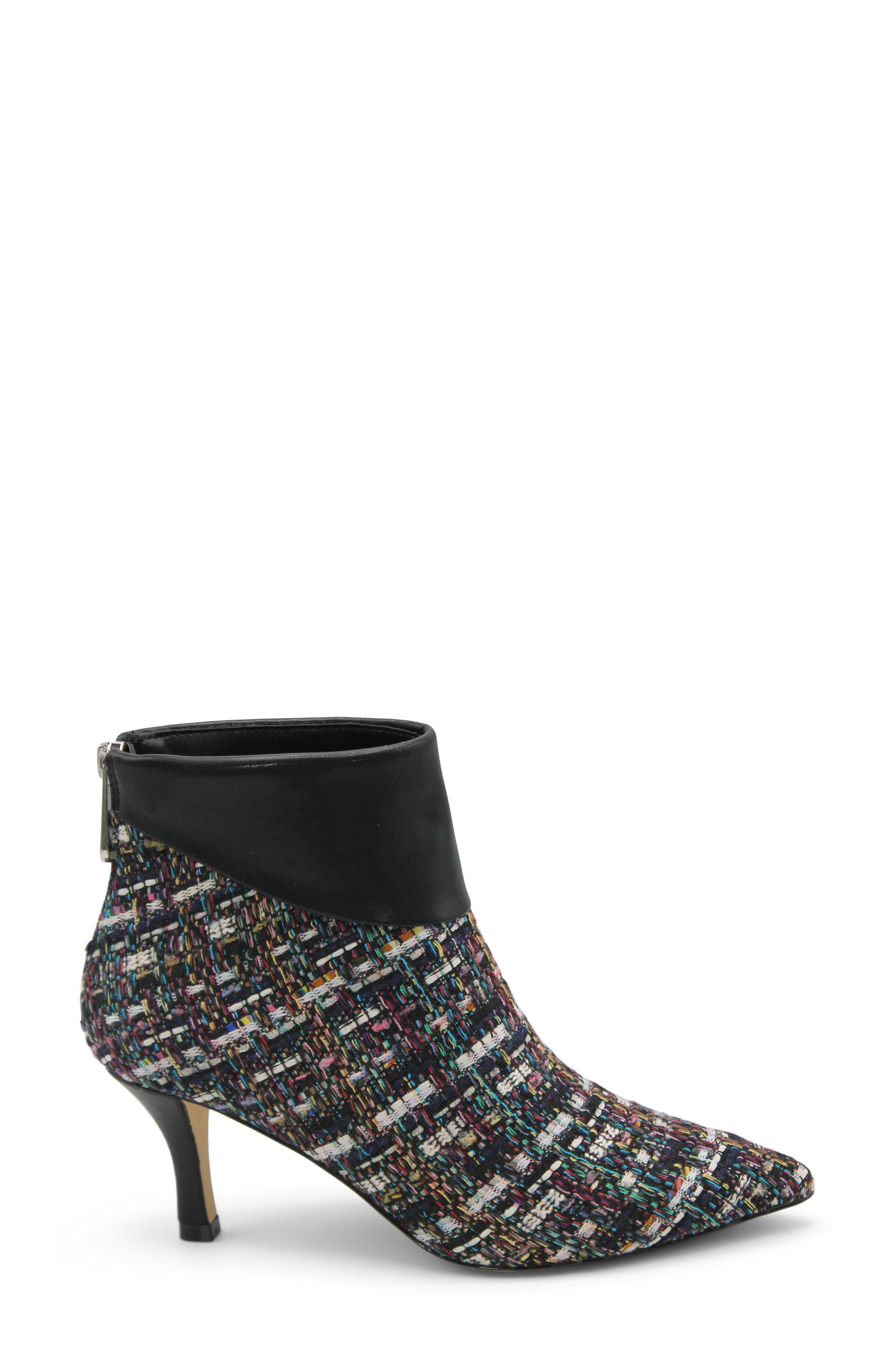 Charles by Charles David Alice Pointed Toe Bootie, Alternate, color, Black Multi-Tw