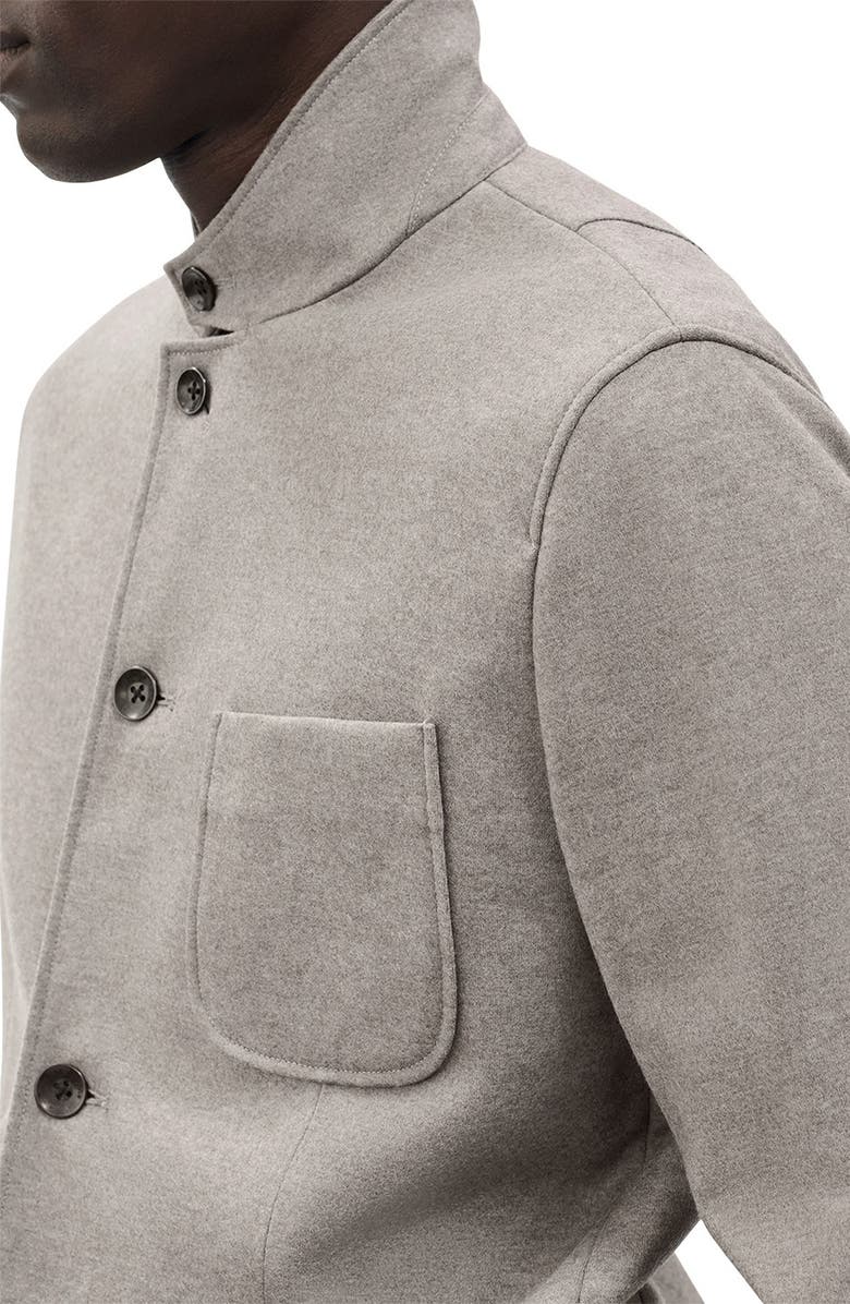 rag & bone Prospect Wool Blend Cardigan, Alternate, color, Mink