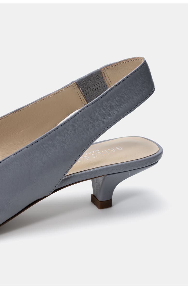 BELLS & BECKS Livia Pointy Toe Slingback with Tab, Alternate, color, Grey