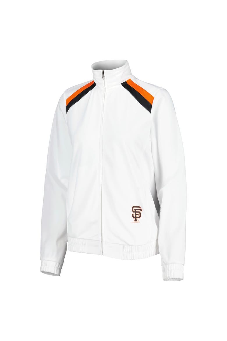 Women's G-III 4Her by Carl Banks White San Francisco Giants Red Flag Full-Zip Track Jacket, Alternate, color, White