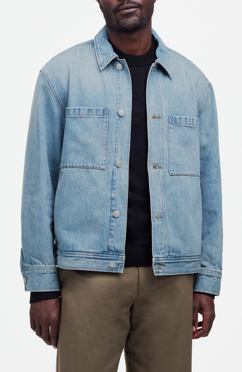 Madewell Denim Shirt Jacket, Main, color,
