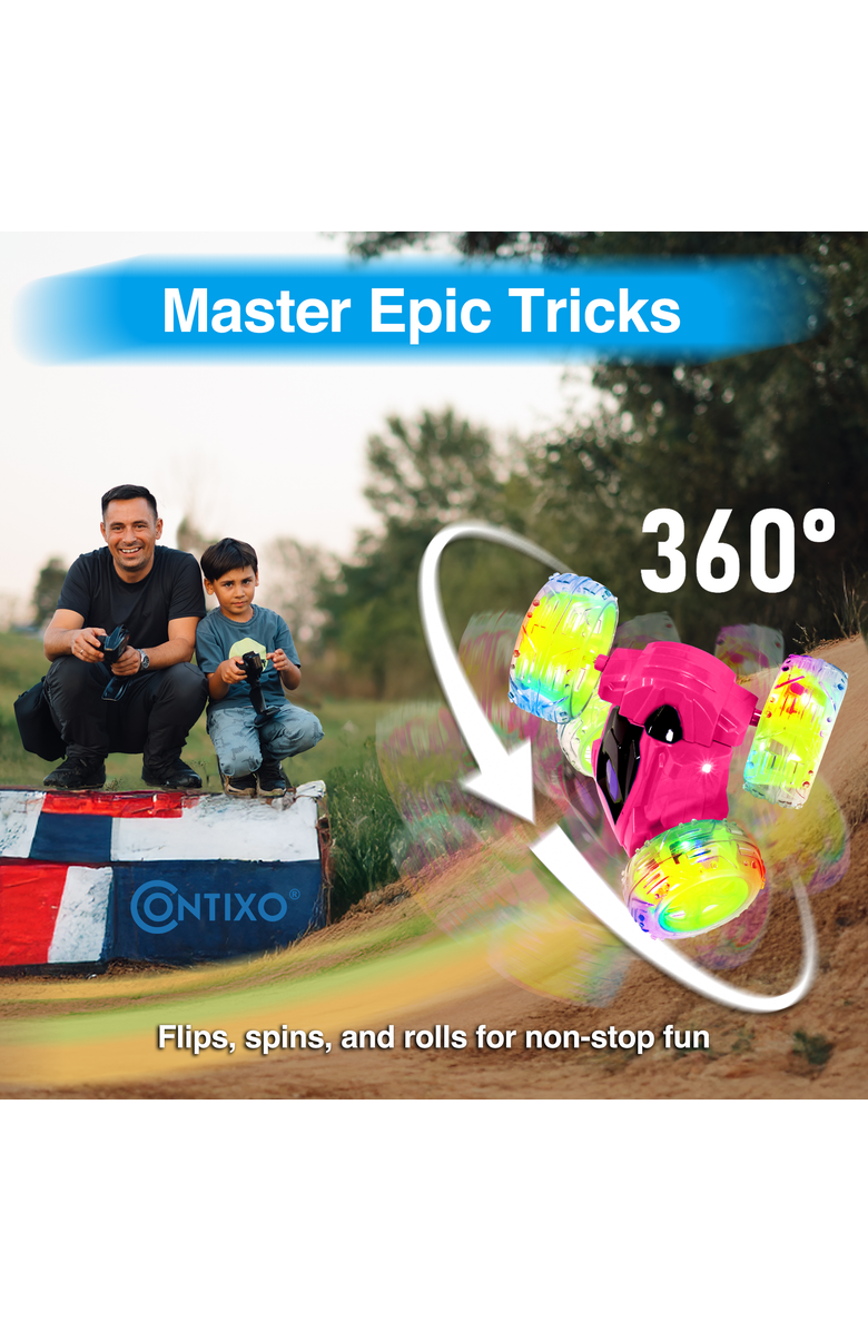 CONTIXO 4WD Stunt Car, Alternate, color, Green