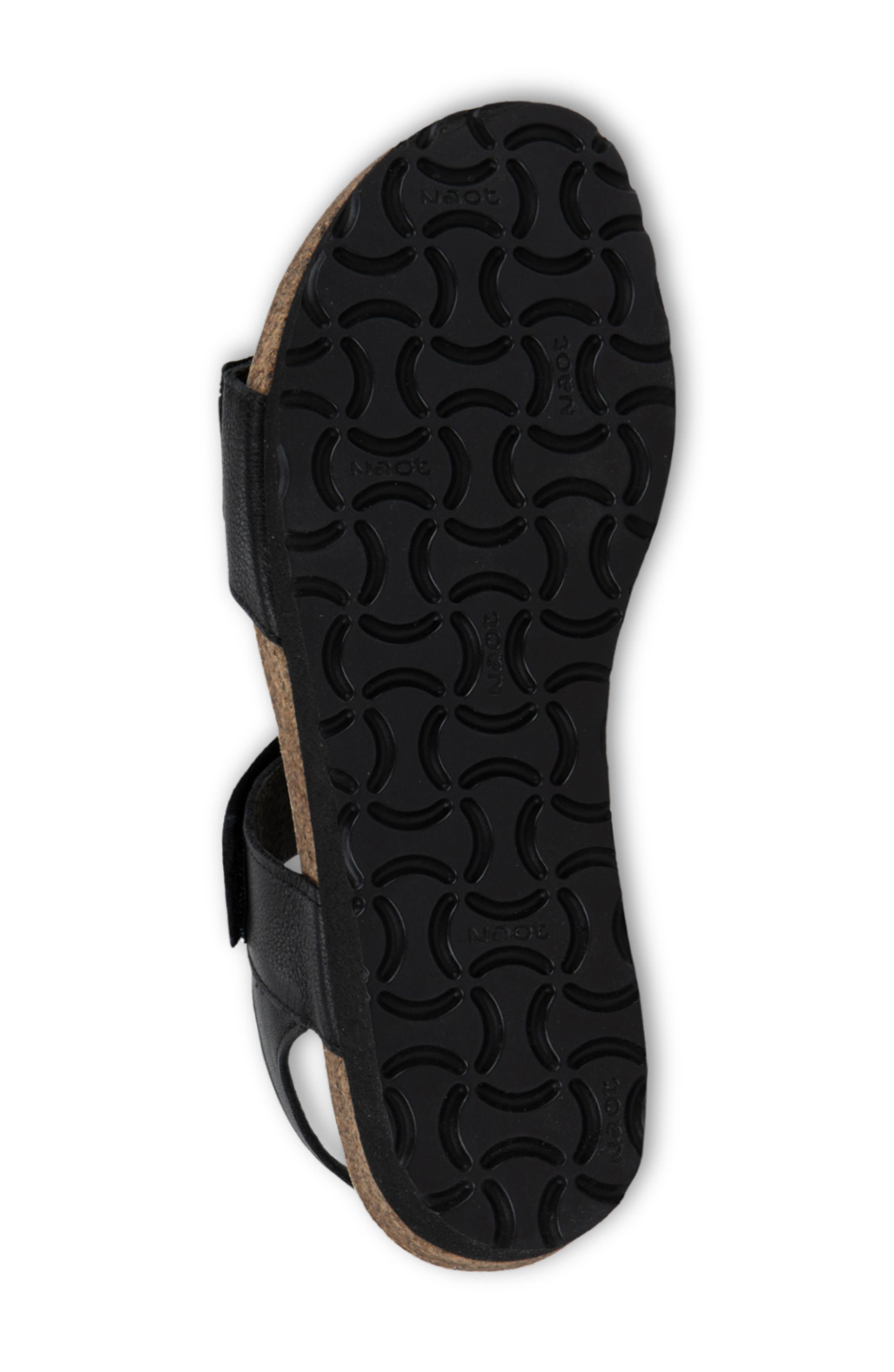 Naot Aisha Arch Pro Sandal, Alternate, color, Black Leather