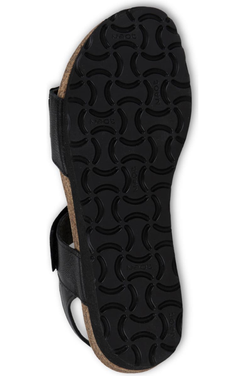 Naot Aisha Arch Pro Sandal, Alternate, color, Black Leather