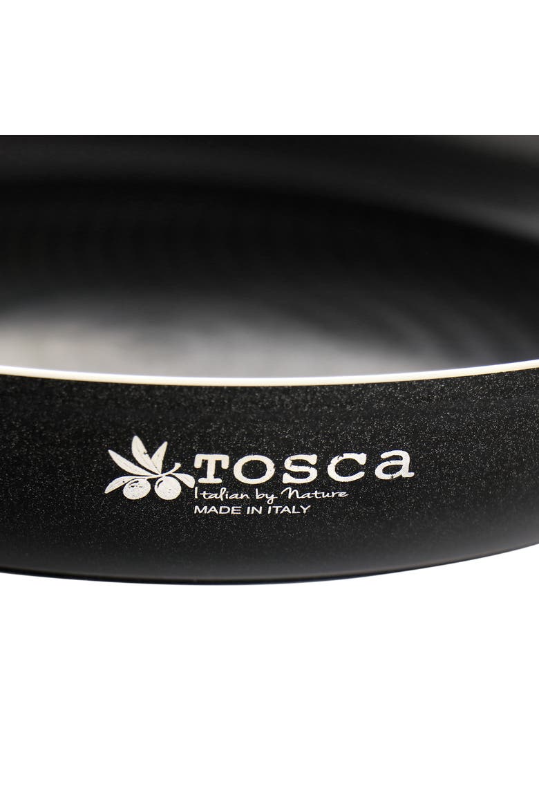 10 Inch Nonstick Aluminum Frying Pan in Warm Black, Alternate, color, Black
