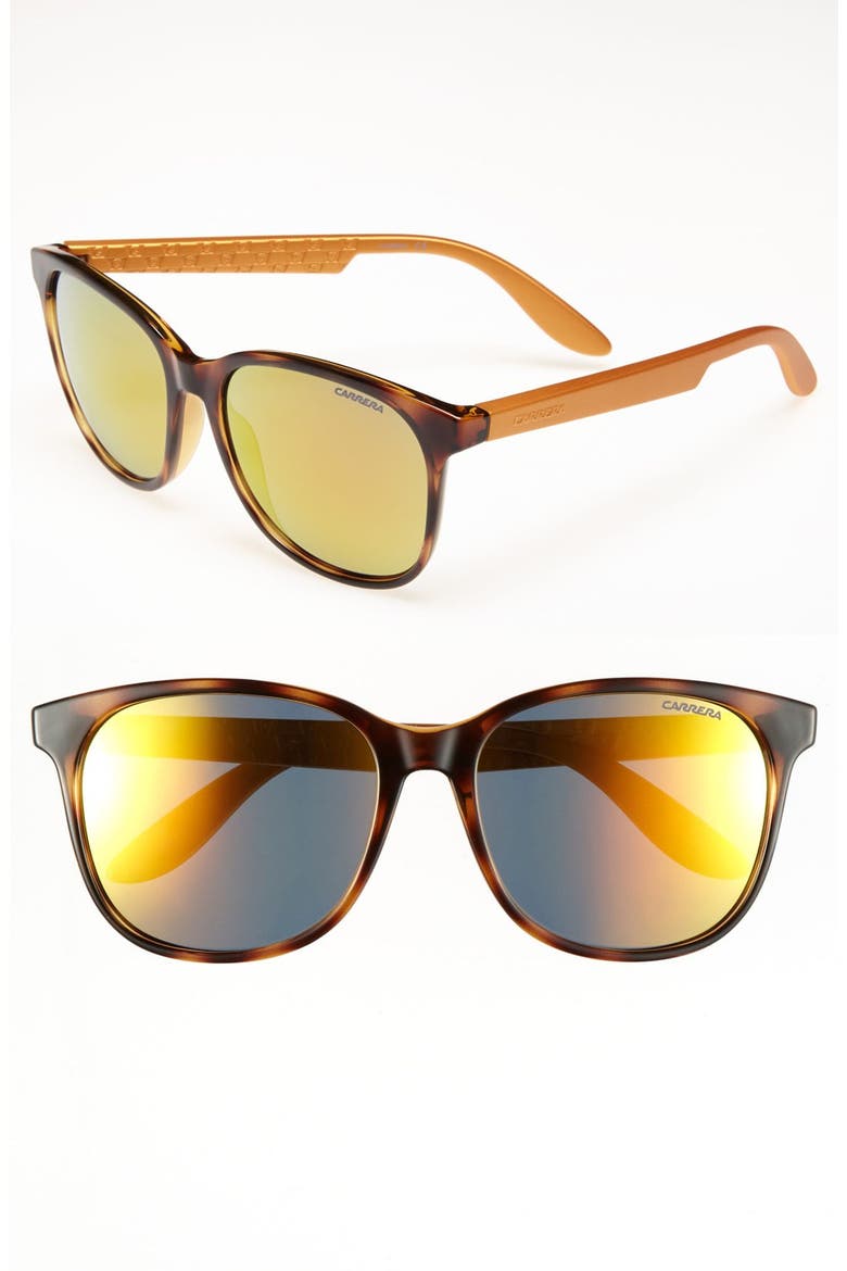 56 mm Sunglasses, Main, color, HAVANA