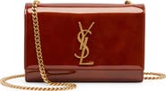 Saint Laurent Small Kate Patent Leather Shoulder Bag