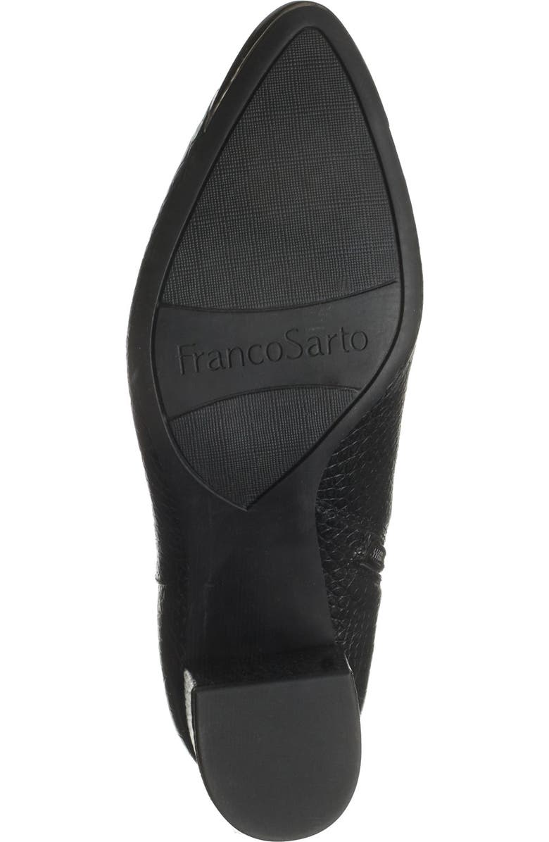 Franco Sarto Bianco Croc Embossed Boot, Alternate, color,