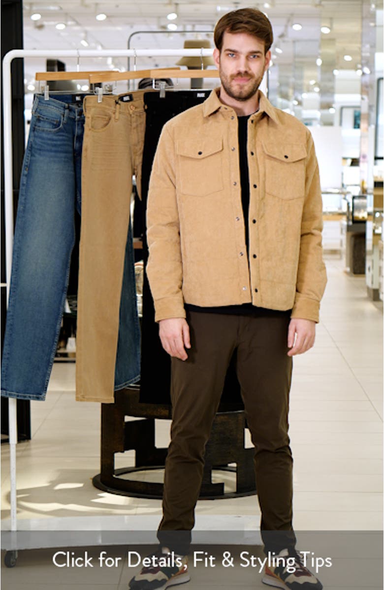 Magnus Water Repellent Corduroy Shirt Jacket, sales video thumbnail