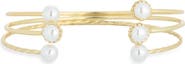 NORDSTROM RACK 3-Pack Faux Pearl & Cuff Bracelets