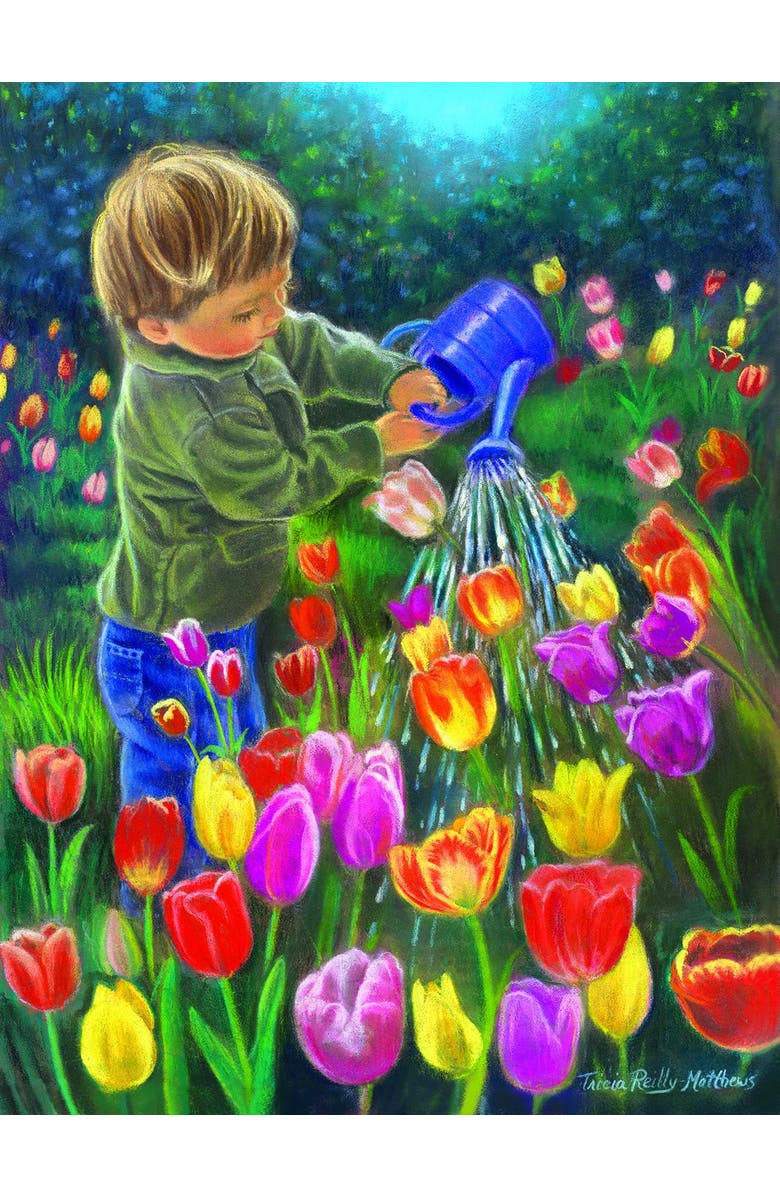 Sunsout Signs of Spring 300 piece Jigsaw Puzzle for Adults, Main, color, Multicolor