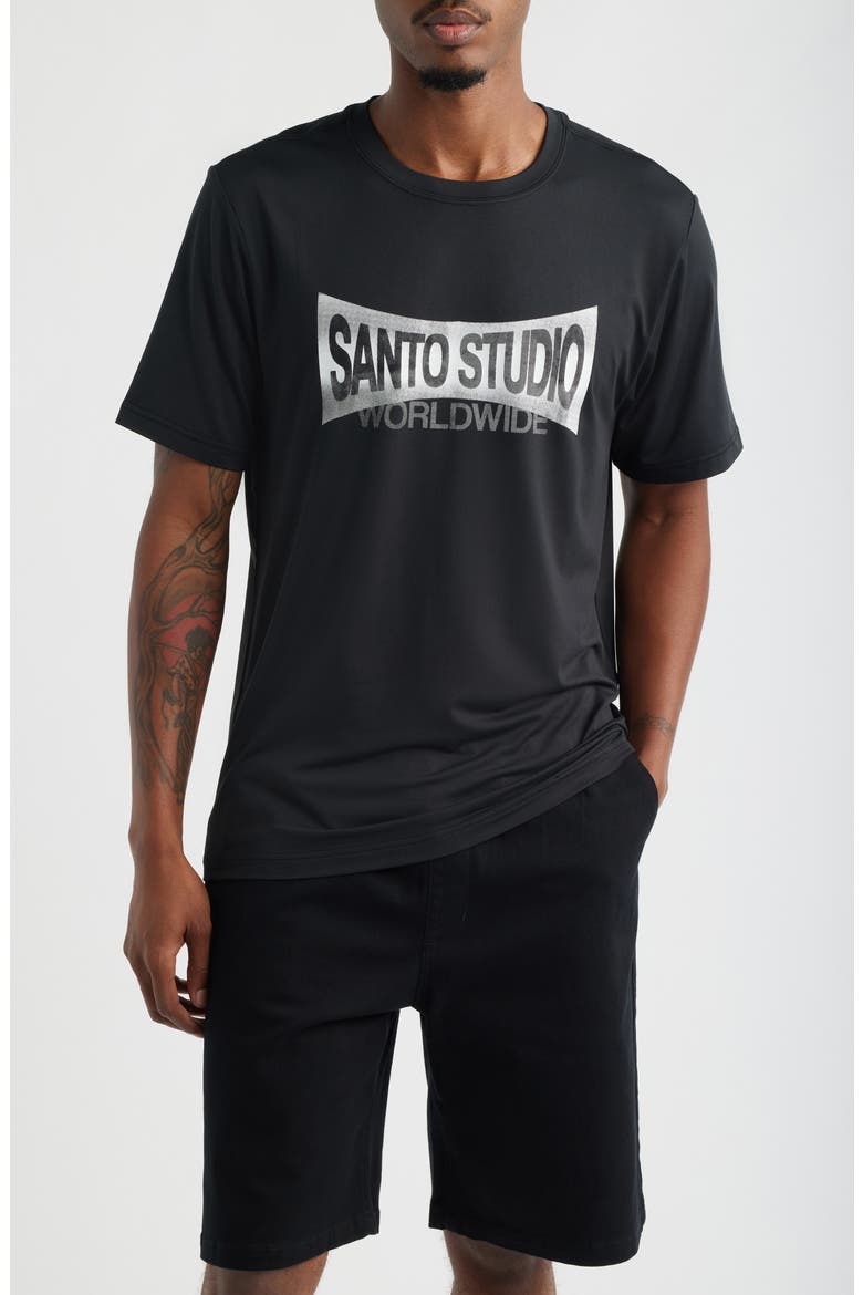 Ciao Tech Logo Graphic T-Shirt, Main, color, BLACK