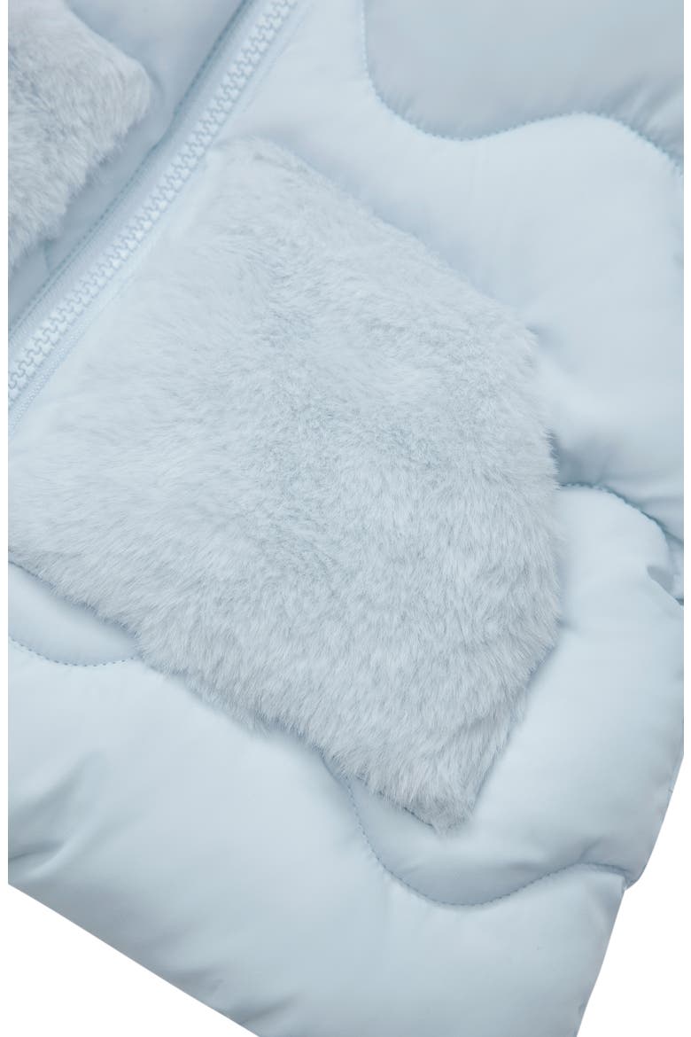 Soft Fleece Lined Puffer Jacket, Alternate, color, Arctic blue