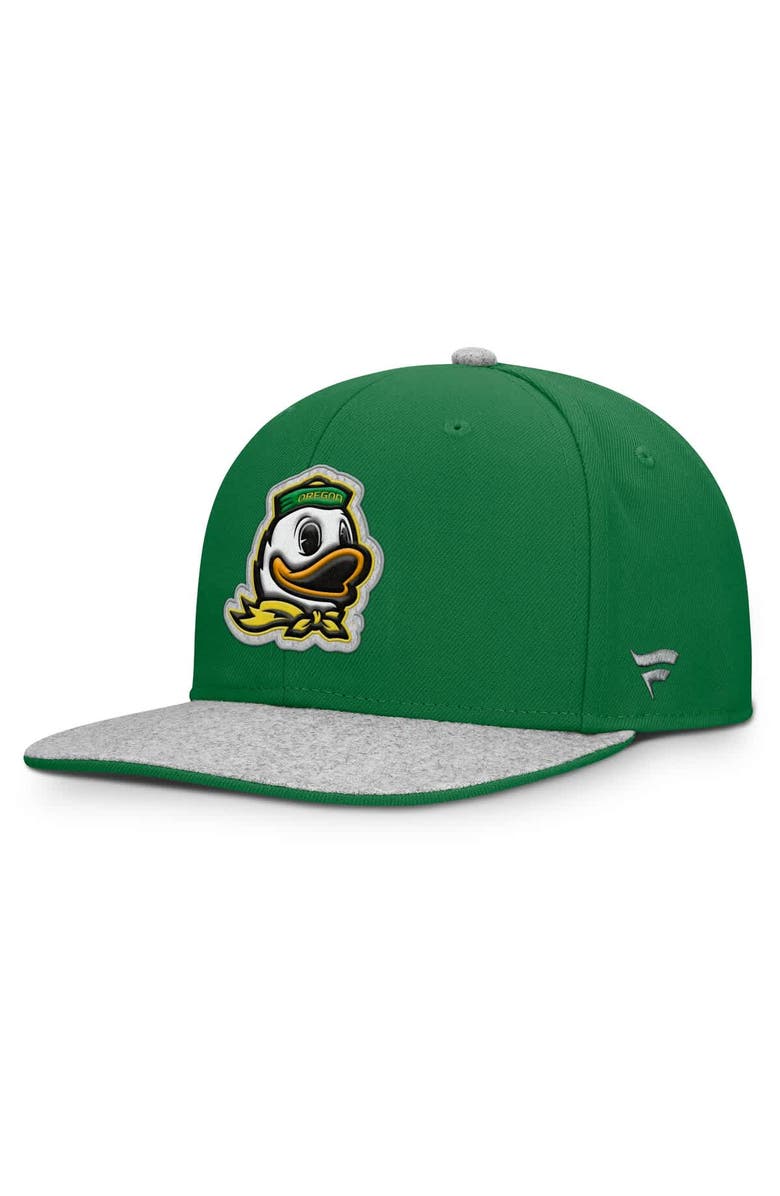 FANATICS Men's Fanatics Green Oregon Ducks Loden Snapback Hat, Main, color, 