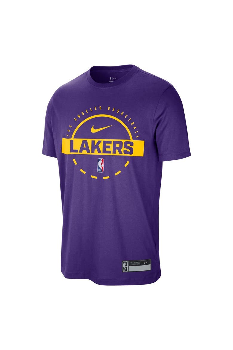 Men's Nike Purple Los Angeles Lakers 2025/26 On-Court Flare Performance Practice T-Shirt, Alternate, color, Purple