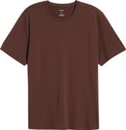 Open Edit Crewneck Stretch Cotton T-Shirt