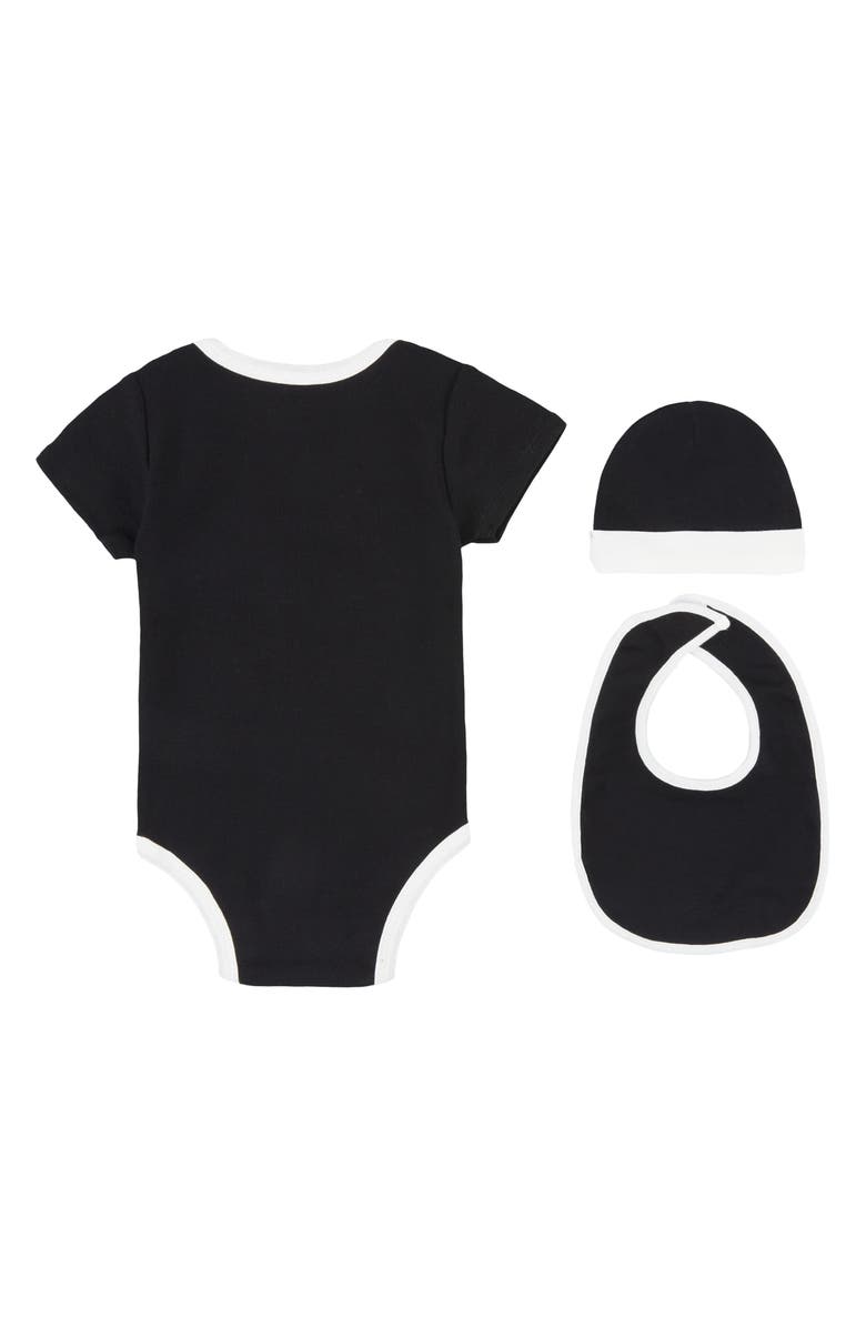 Nike 3-Piece Biosphere Bodysuit, Bib & Beanie Set, Alternate, color, 