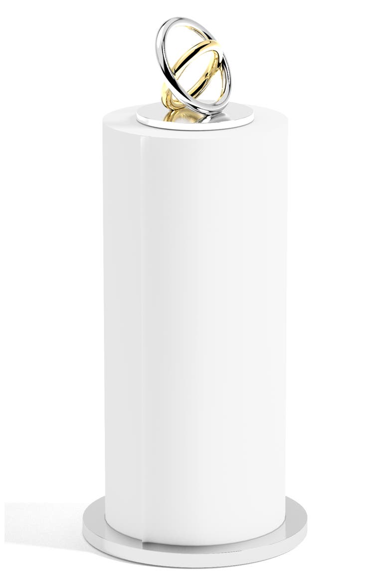 Ring Paper Towel Holder, Main, color, SILVER / GOLD