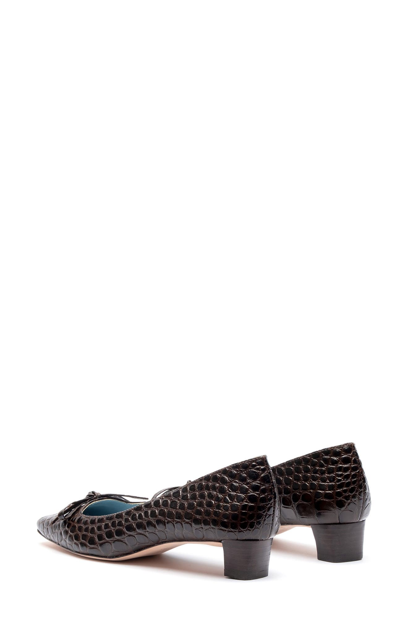 Frances Valentine Mary Croc Embossed Pump, Alternate, color, 