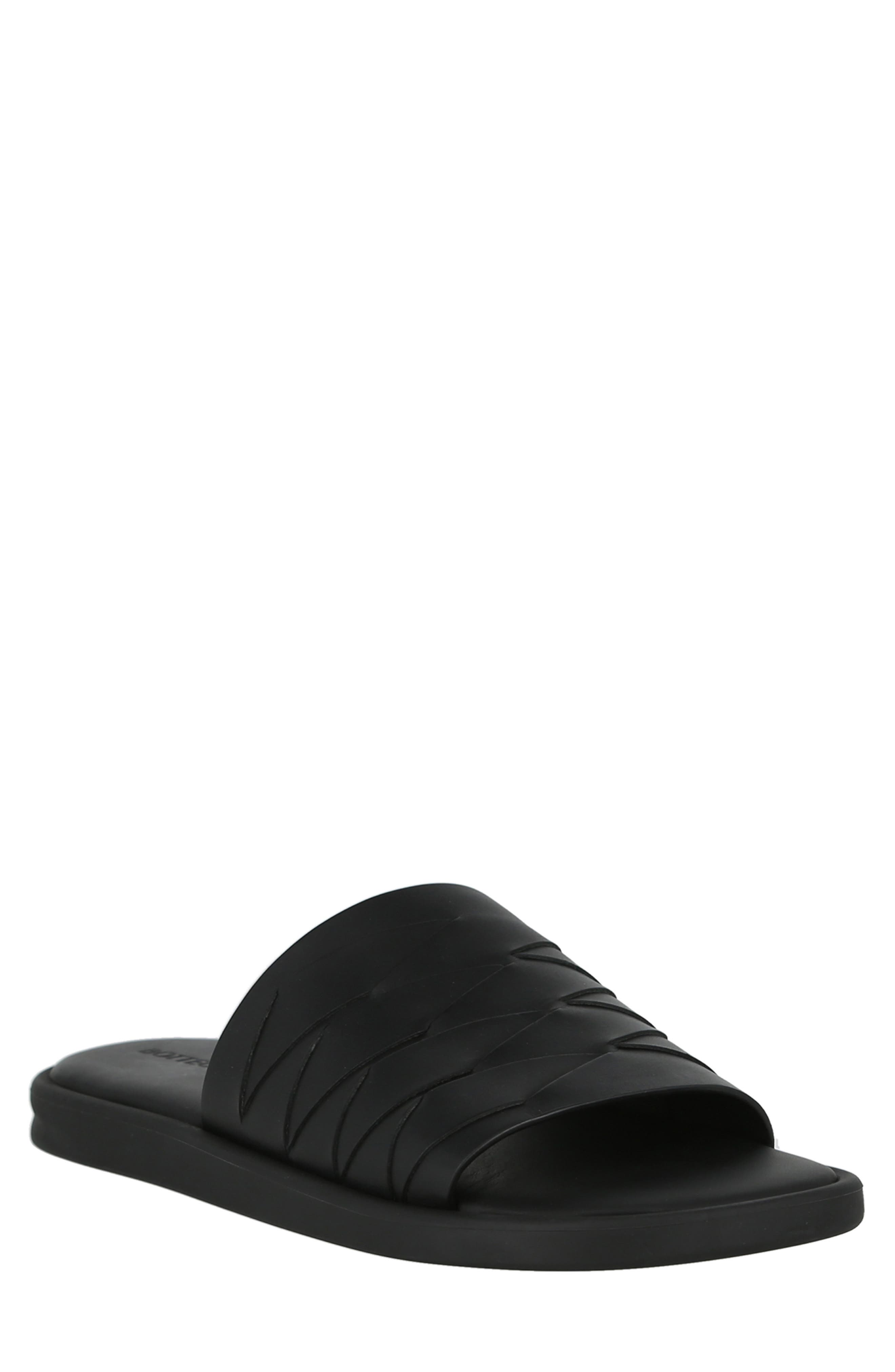 Bottega Veneta Leather Slide Sandal, Main, color, 