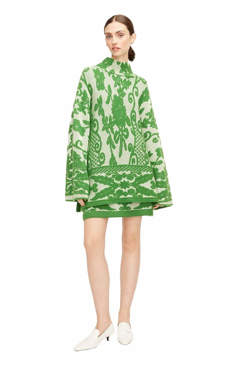 Rebecca Taylor Tapestry Jacquard Skirt, Main, color,