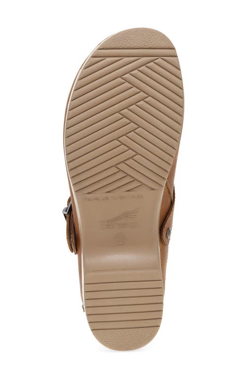 Dansko Women Baylor Mule In Tan In Tan Oiled Pull Up