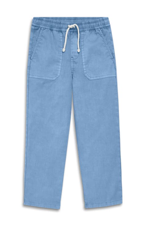 Kids Garment Dyed Stretch Chino Pocket Pant (Toddler, Little Kid, Big Kid)
