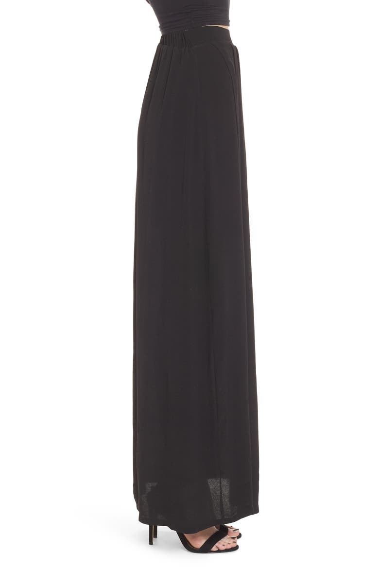 Maxi Skirt, Alternate, color, BLACK