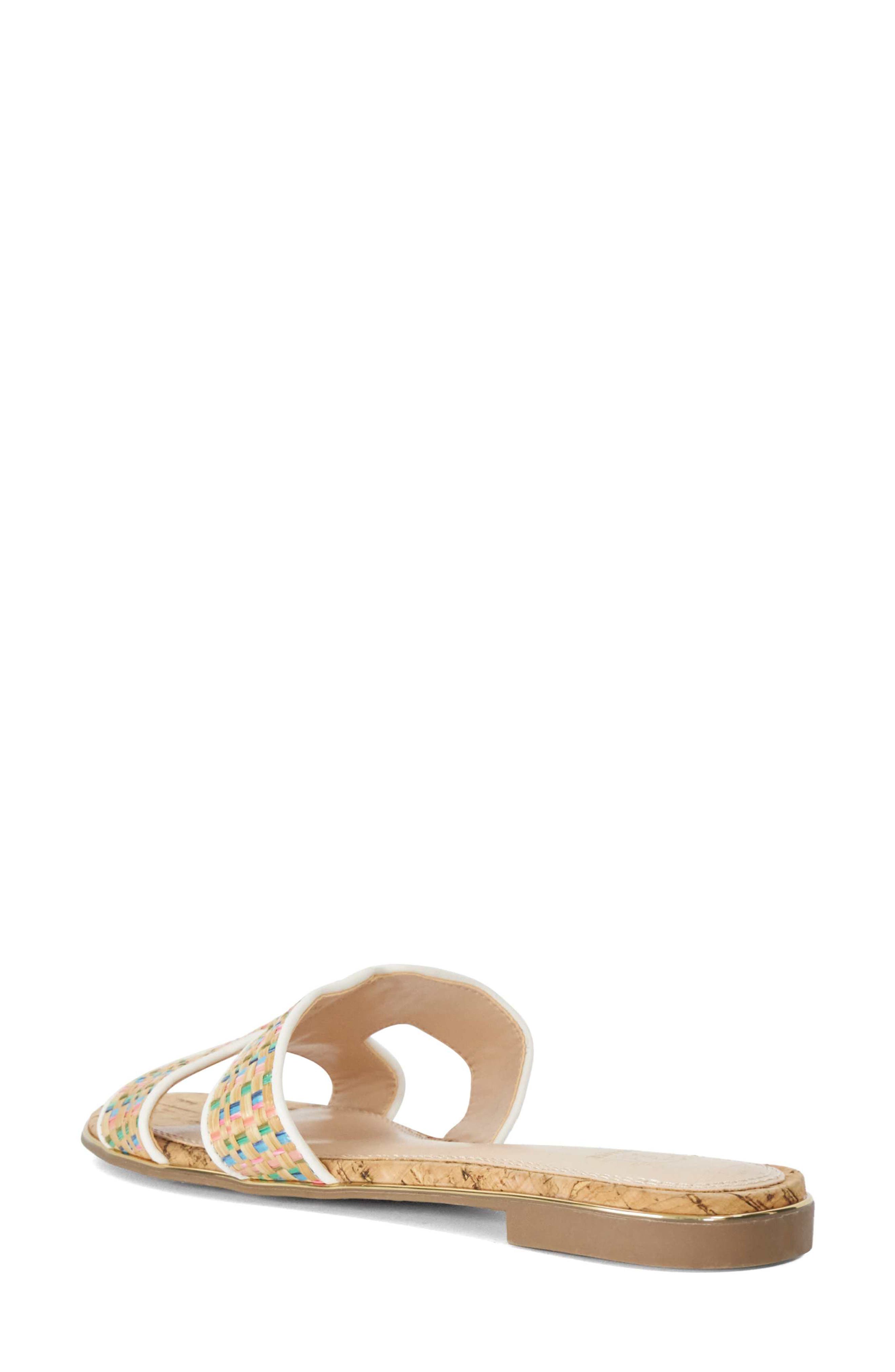 Dune London Ludlowss Raffia Slide Sandal, Alternate, color, 