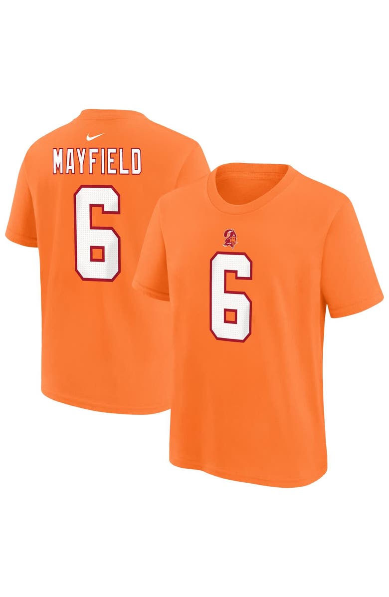Nike Men's Nike Baker Mayfield Orange Tampa Bay Buccaneers Player Name & Number T-Shirt, Alternate, color, Orange