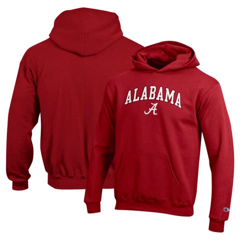 Youth Champion Crimson Alabama Crimson Tide Campus Pullover Hoodie