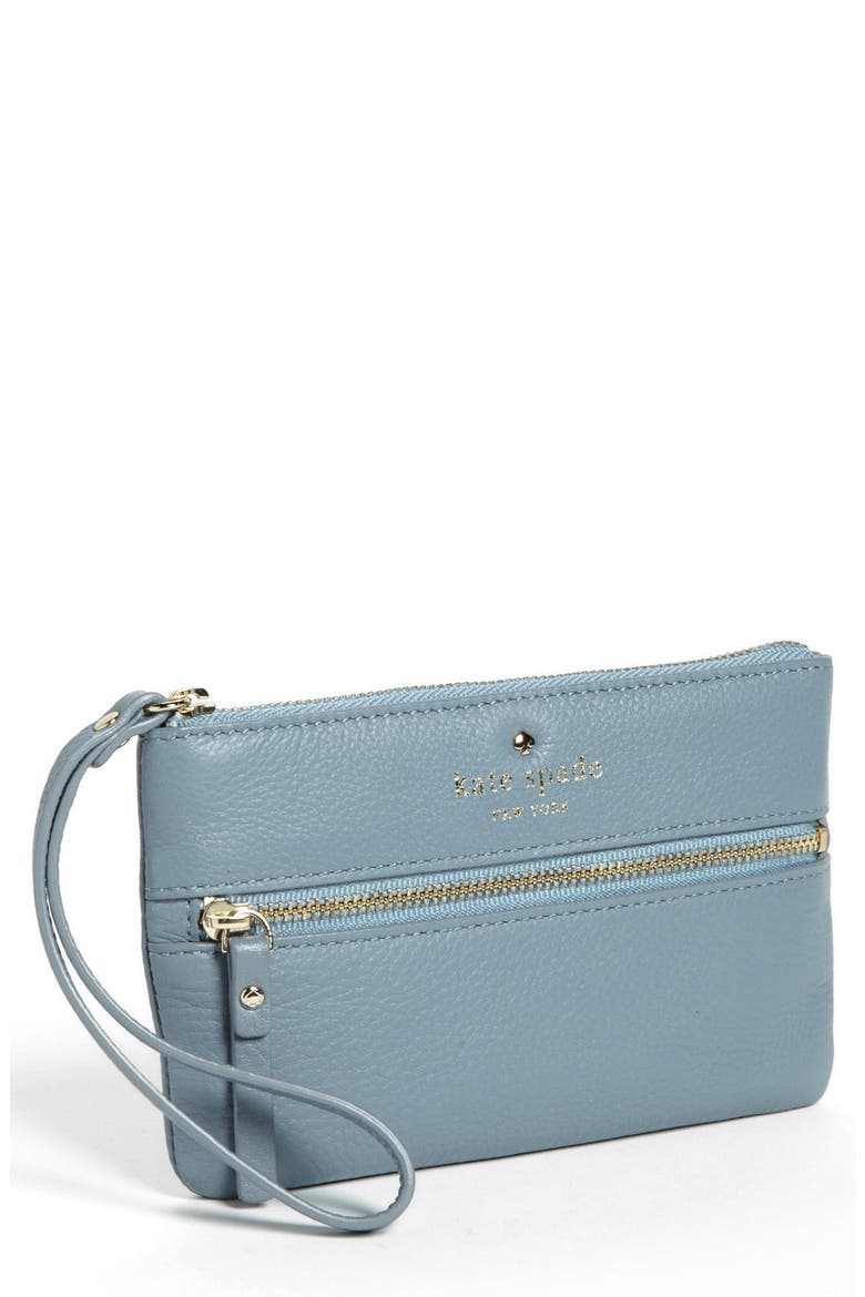 'cobble hill - bee' wristlet, Main, color, EMPIRE GREY