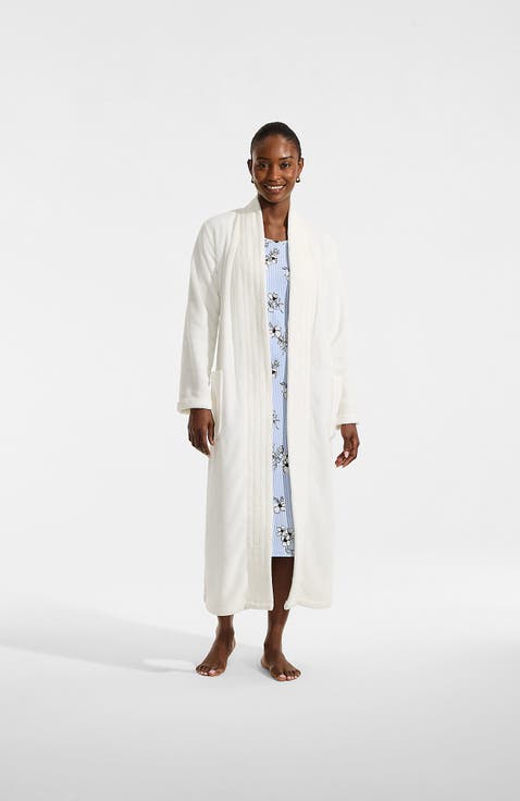 Cozy Plush Long Wrap Robe