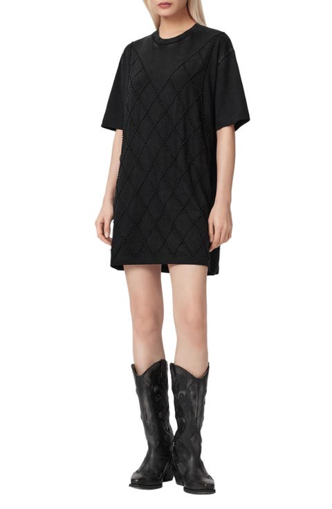 Darcy Beaded T-Shirt Dress