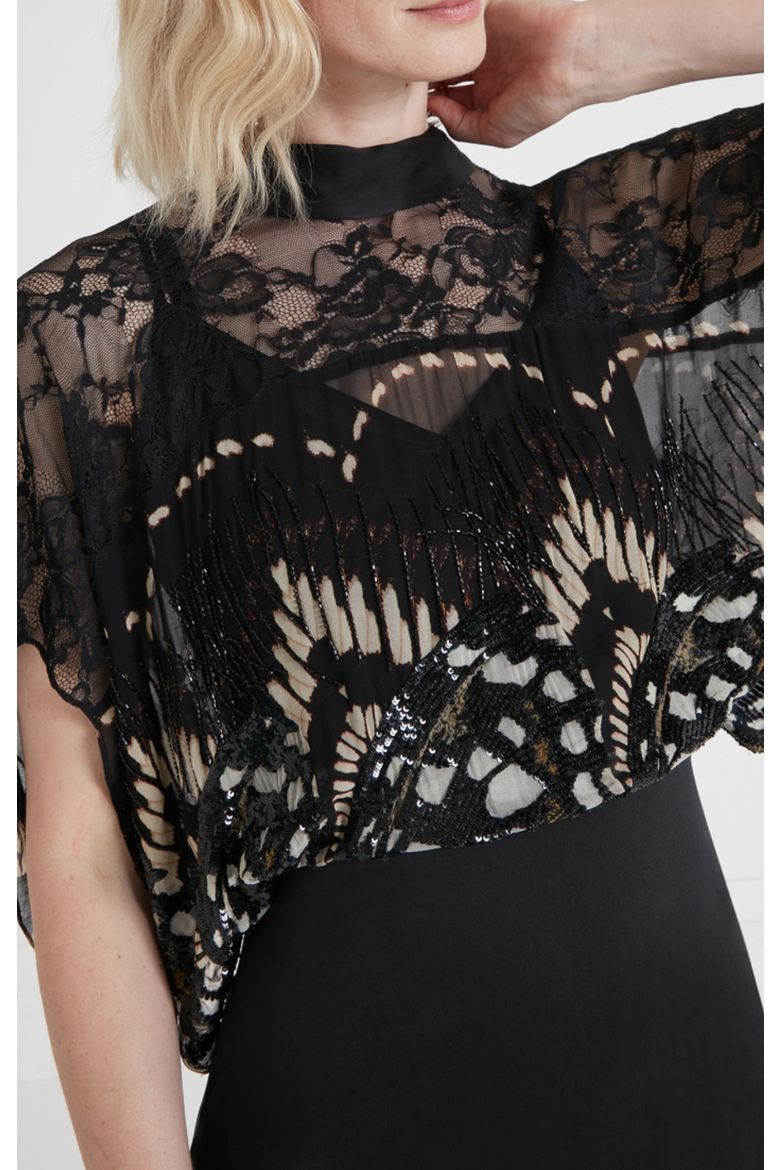 Emperor Dress, Alternate, color, Black