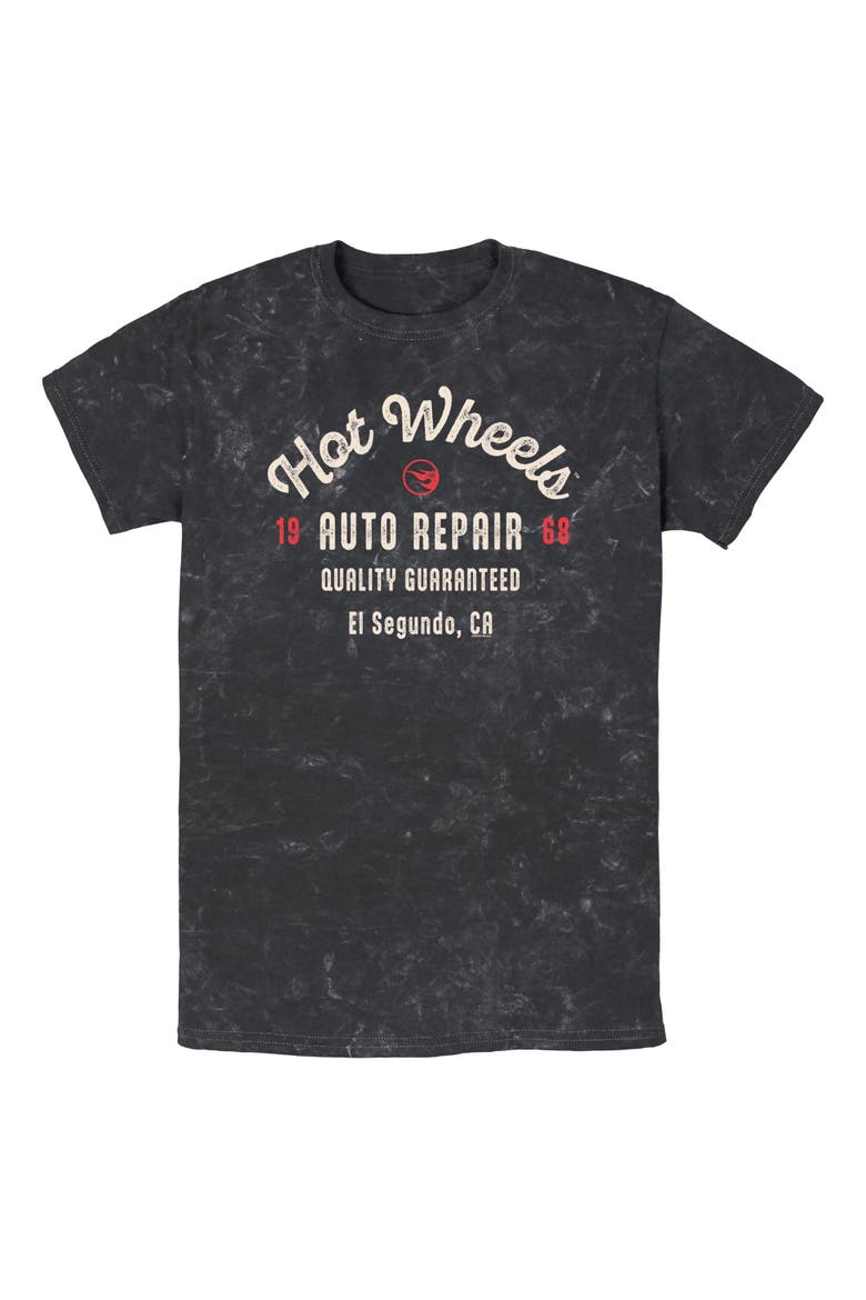 Men's Hot Wheels 1968 Auto Repair  Graphic T-Shirt, Main, color, Black