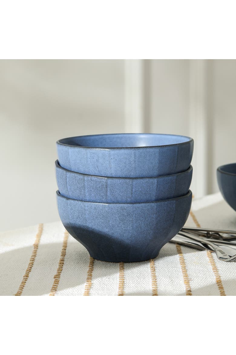 Rio Stoneware 4-Piece Bowl Set, Alternate, color, Blue