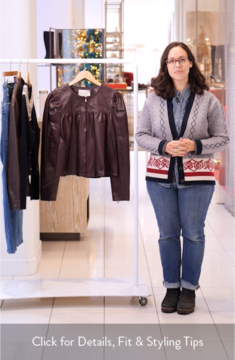 Anouk Leather Jacket, sales video thumbnail