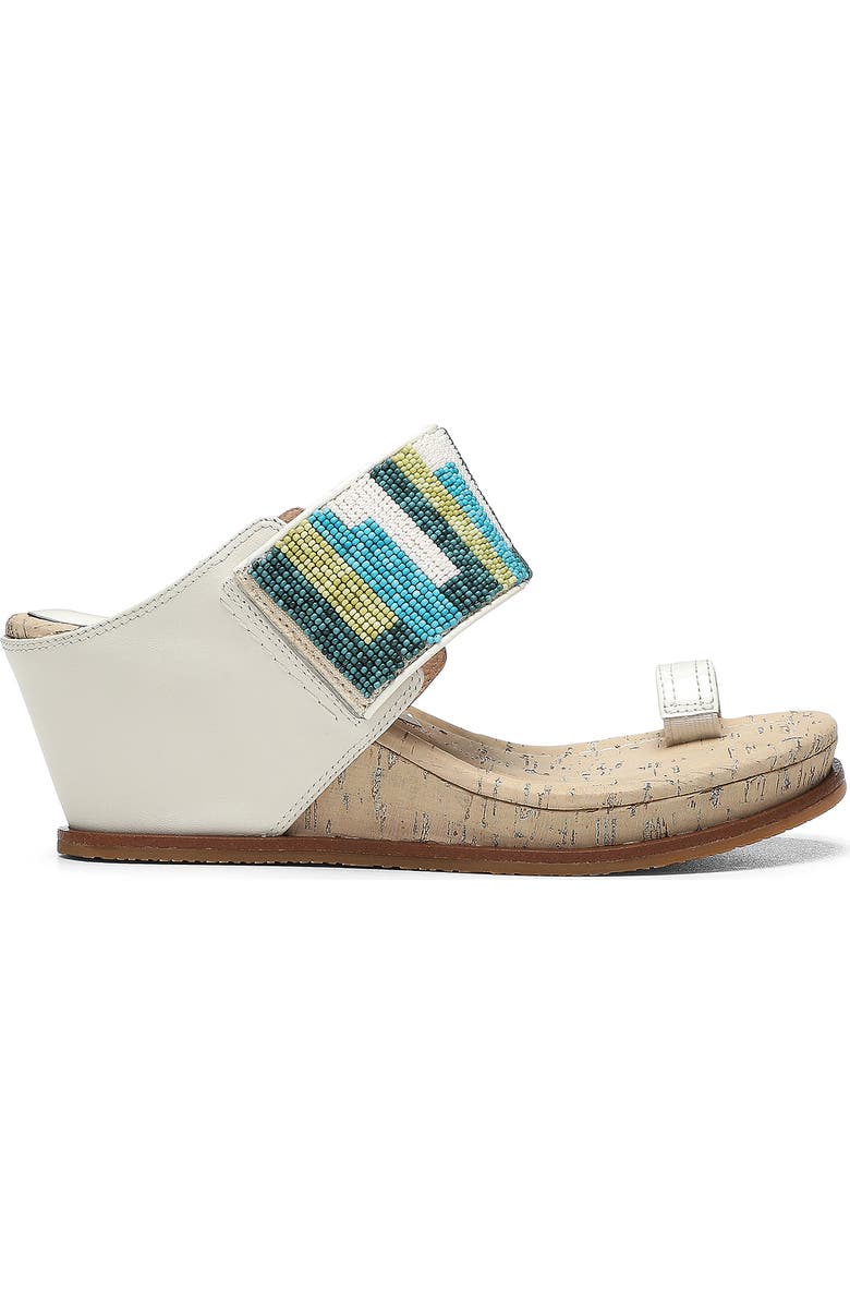 Donald Pliner Greer Wedge Slide Sandal, Alternate, color, Blue Combo